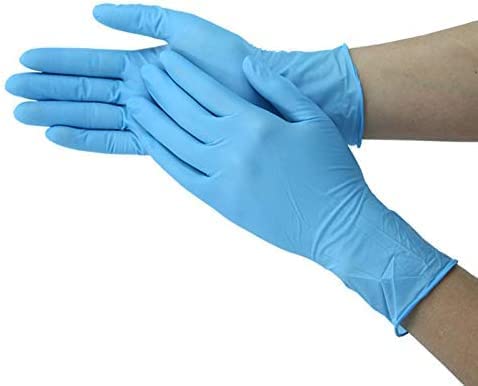 Disposable Vinyl cleaning blue Gloves