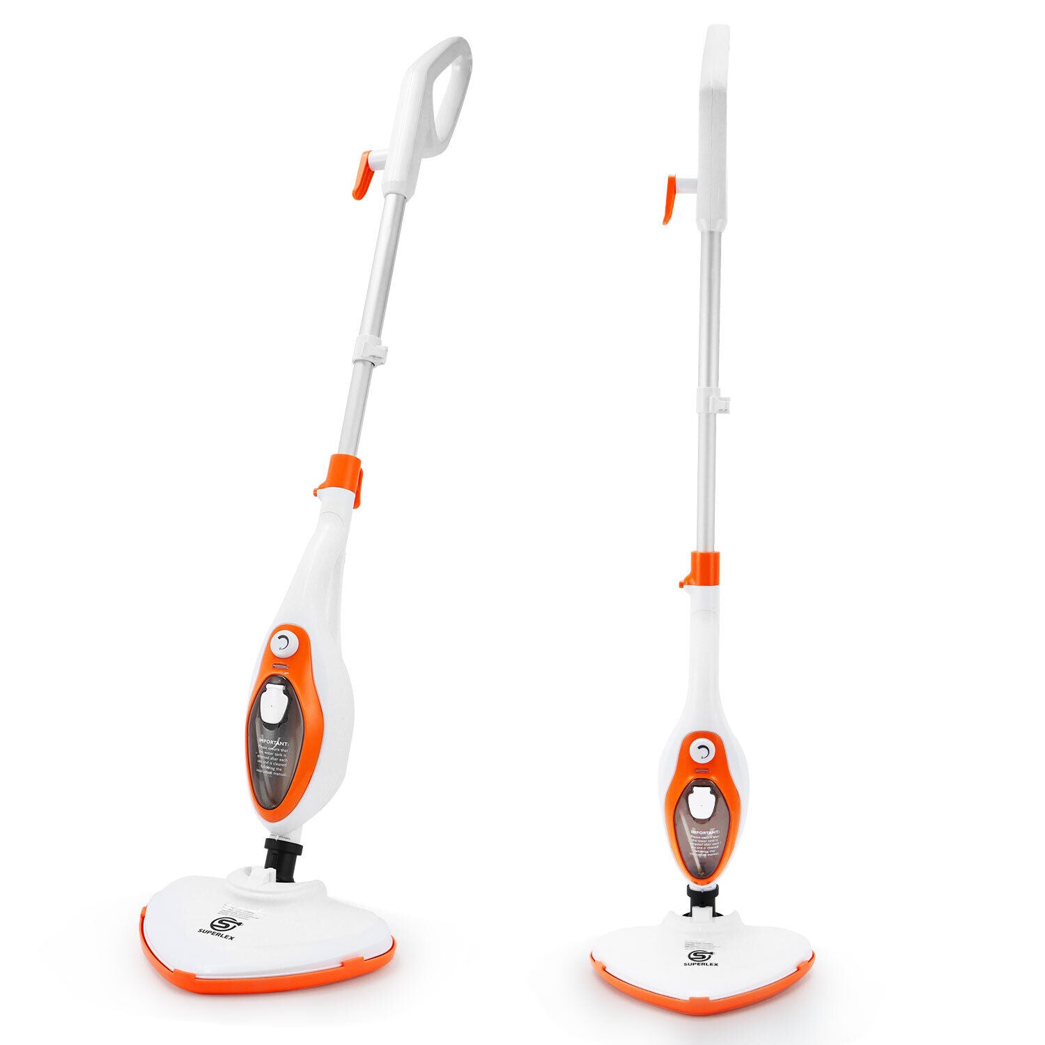 15-In-1 Hot Steam Mop Cleaner Upright & Handheld Hard Floor Carpet Steamer 1500W